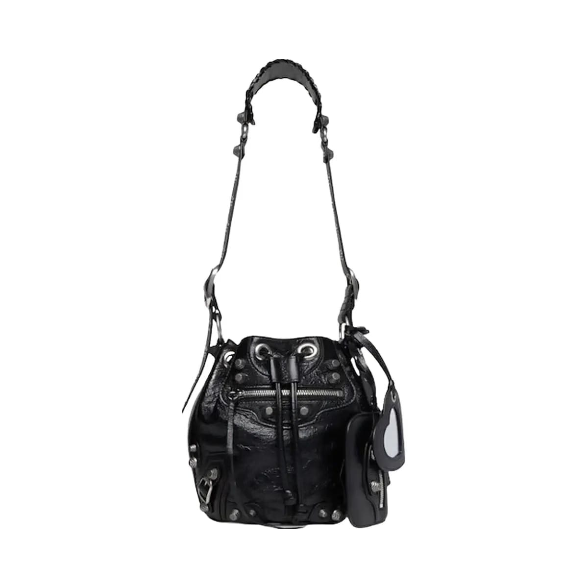Balenciaga Le Cagole Bucket Bag Xs Black Arena
