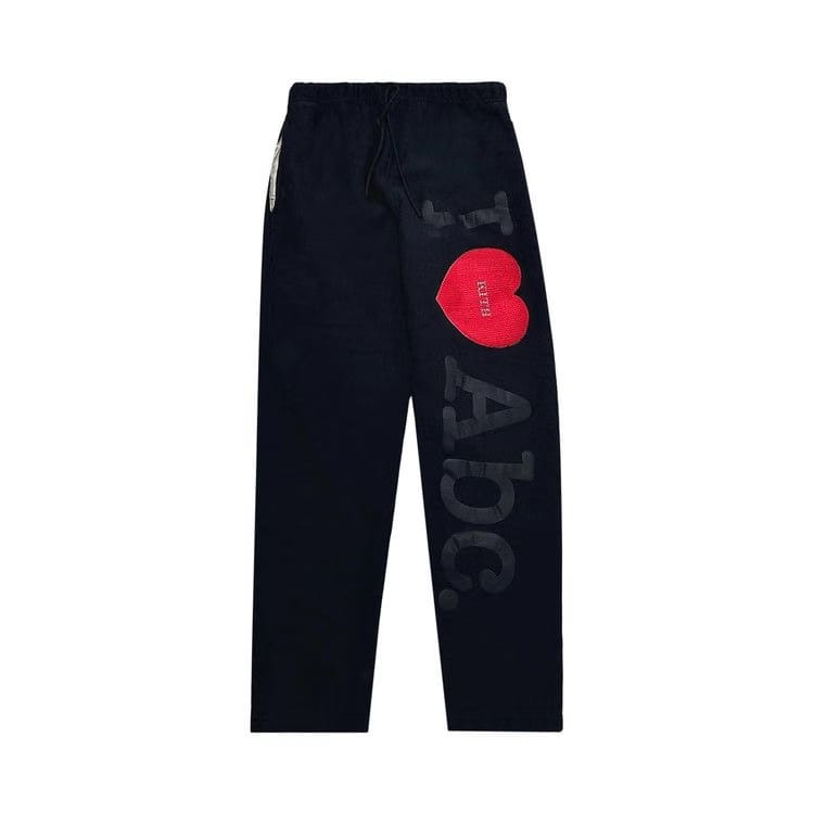 Kith x Advisory Board Crystals I <3 Abc Swarovski Sweatpant Anthracite Black