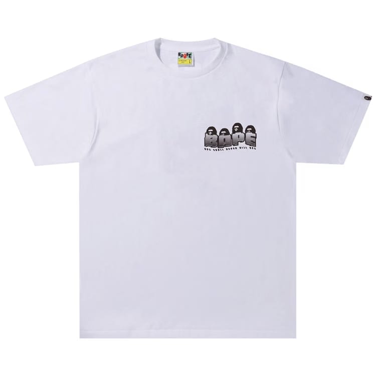 BAPE Stroke Camo T-Shirt - Black