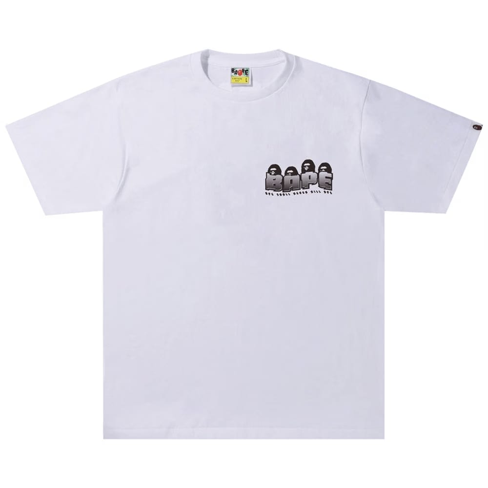 BAPE Stroke Camo T-Shirt - Black