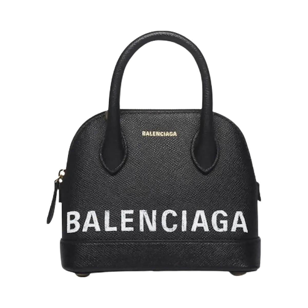 Balenciaga Ville Top Handle Xxs Black/White
