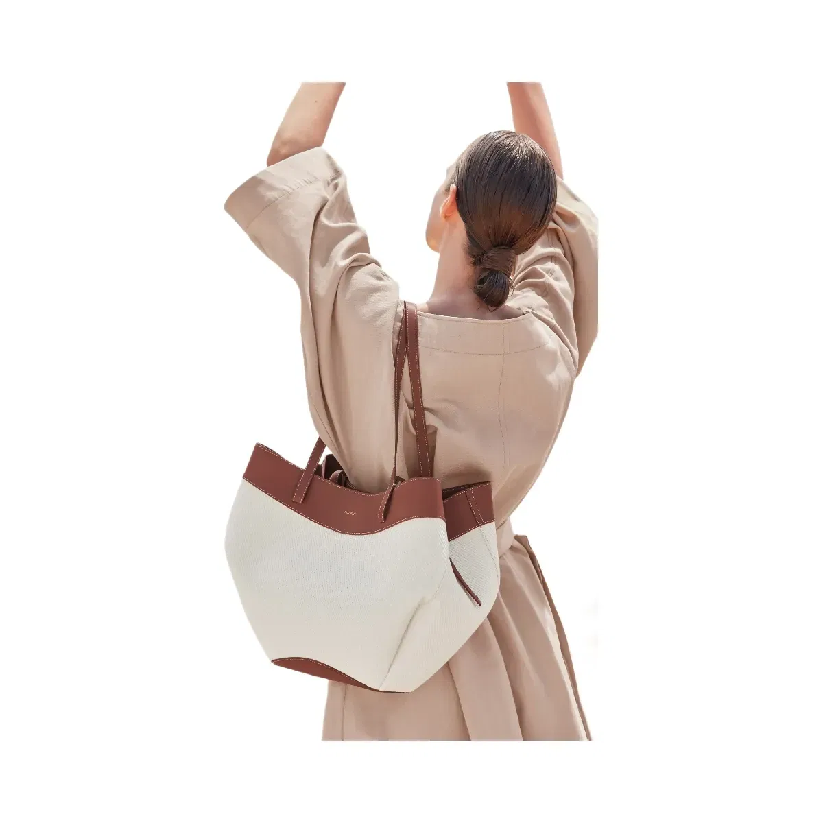 Polene Cyme Cognac Canvas
