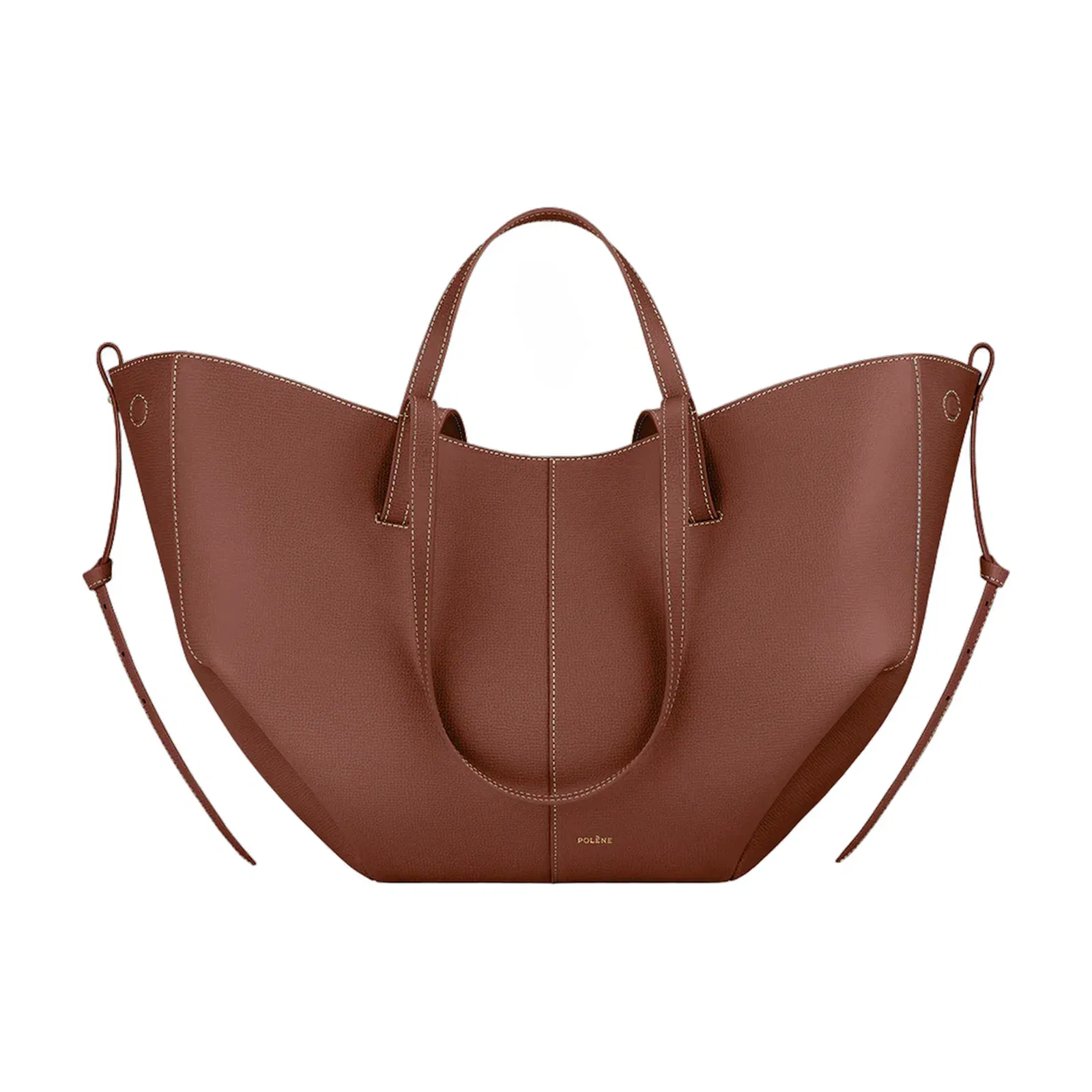 Polene Cyme Textured Cognac