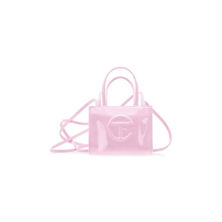 Telfar Small Shopping Bag Bubblegum Patent