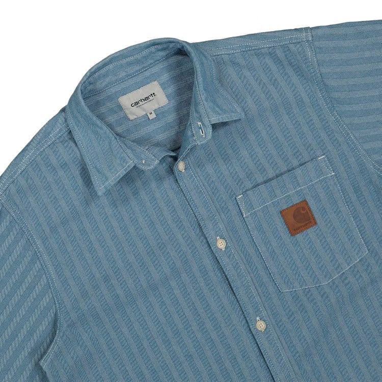 Carhartt WIP Menard Shirt Jacket Rinsed Blue