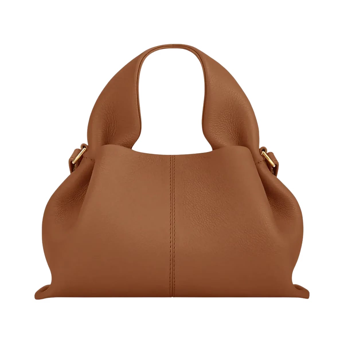 Polene Numero Neuf Mini Textured Camel