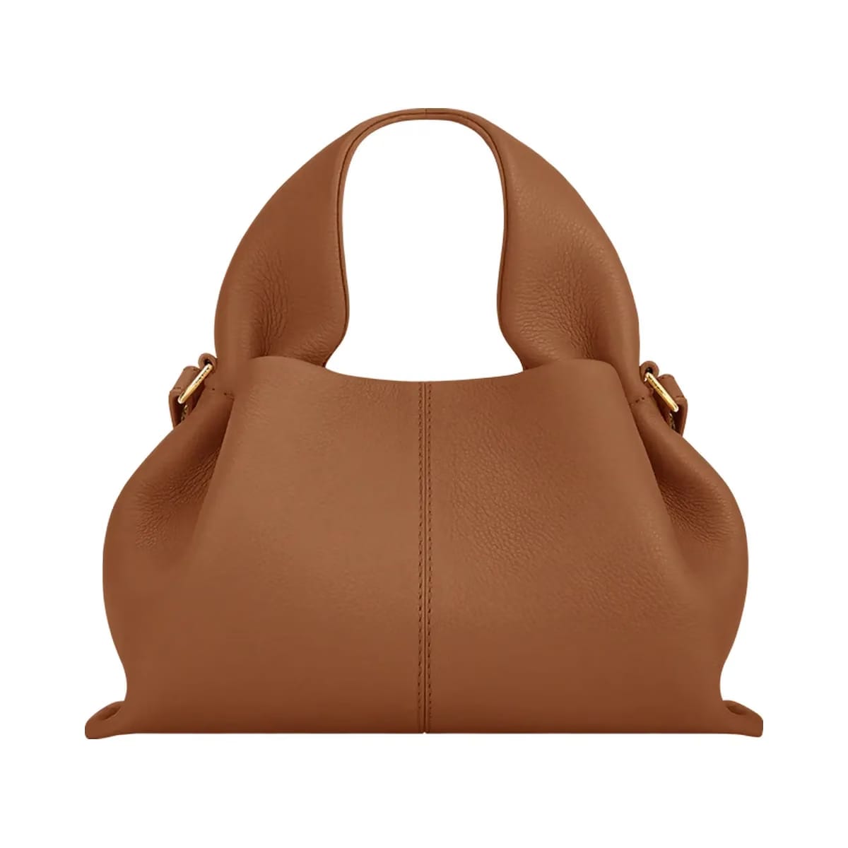 Polene Numero Neuf Mini Textured Camel