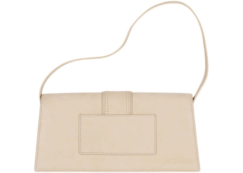 Jacquemus Le Bambino Long Flap Shoulder Bag Dark Beige