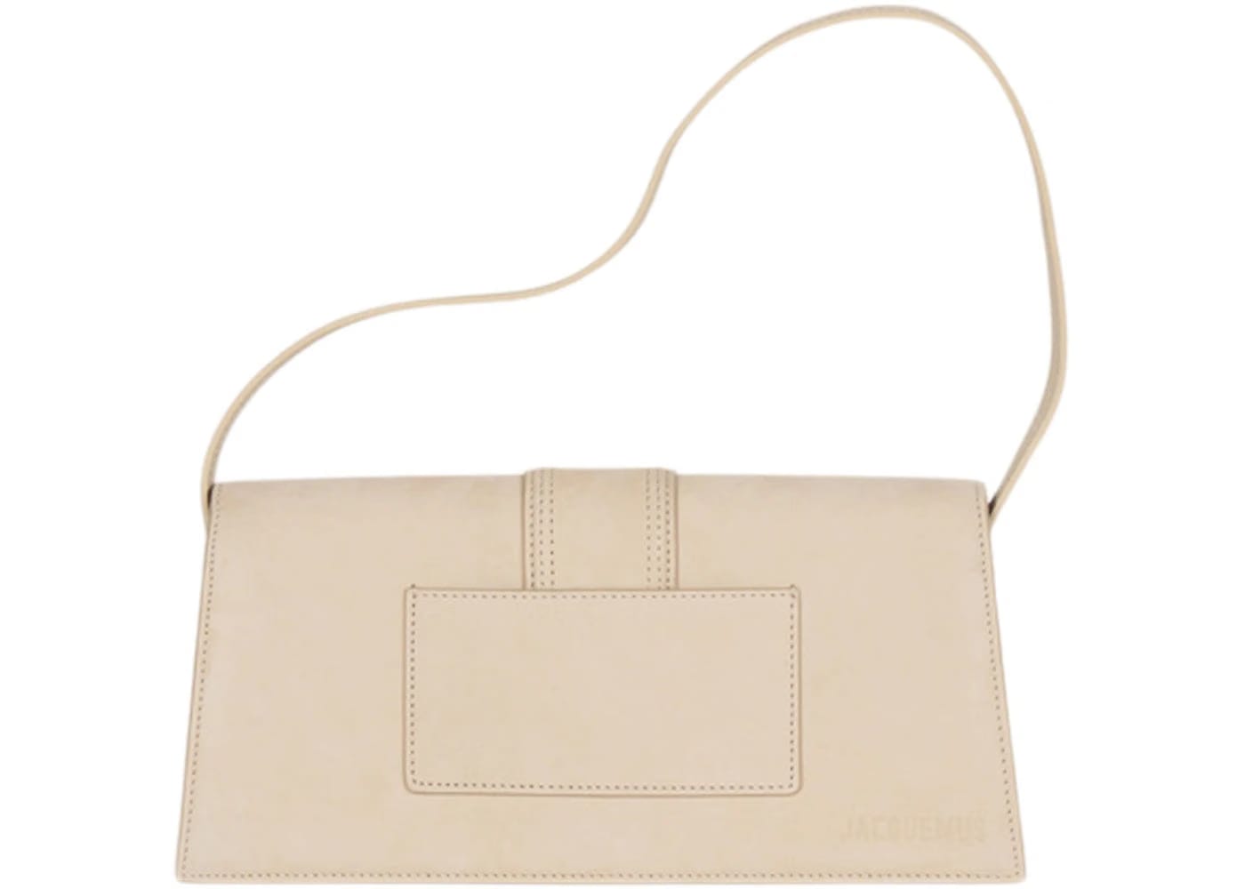 Jacquemus Le Bambino Long Flap Shoulder Bag Dark Beige