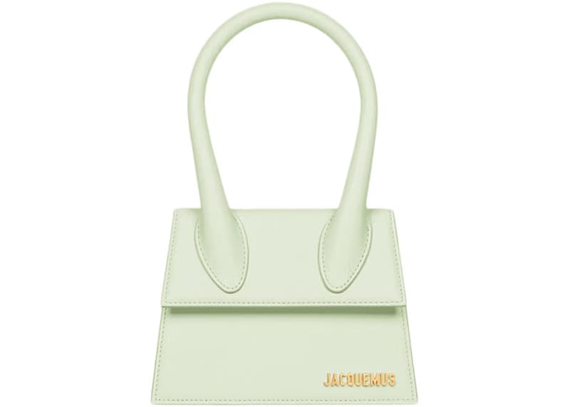 Jacquemus Le Chiquito Moyen Signature Handbag Light Green