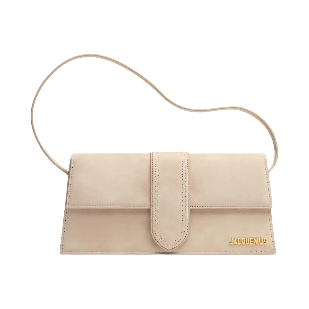 Jacquemus Le Bambino Long Flap Bag Dark Beige
