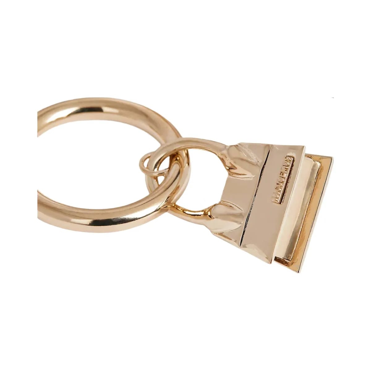 Jacquemus Les Creoles Chiquito Hoop Earrings Light Gold