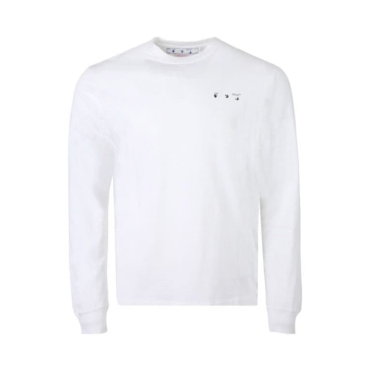 Off-White Caravaggio Paint Skate Long-Sleeve T-Shirt White/Black