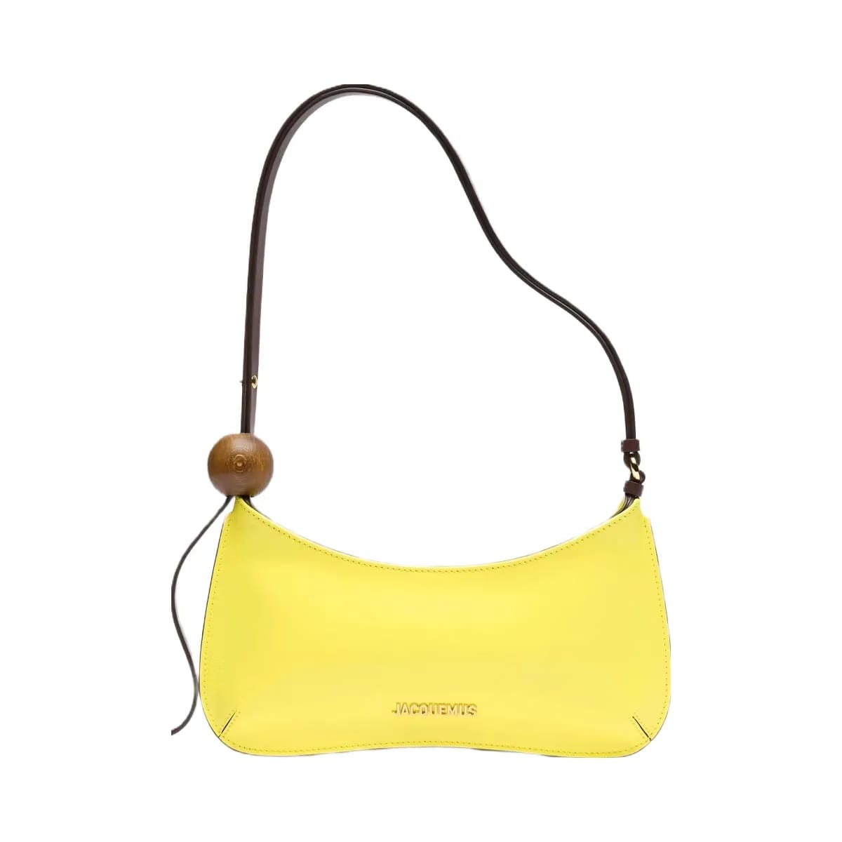 Jacquemus The Bisou Perle Beaded Shoulder-Bag Yellow