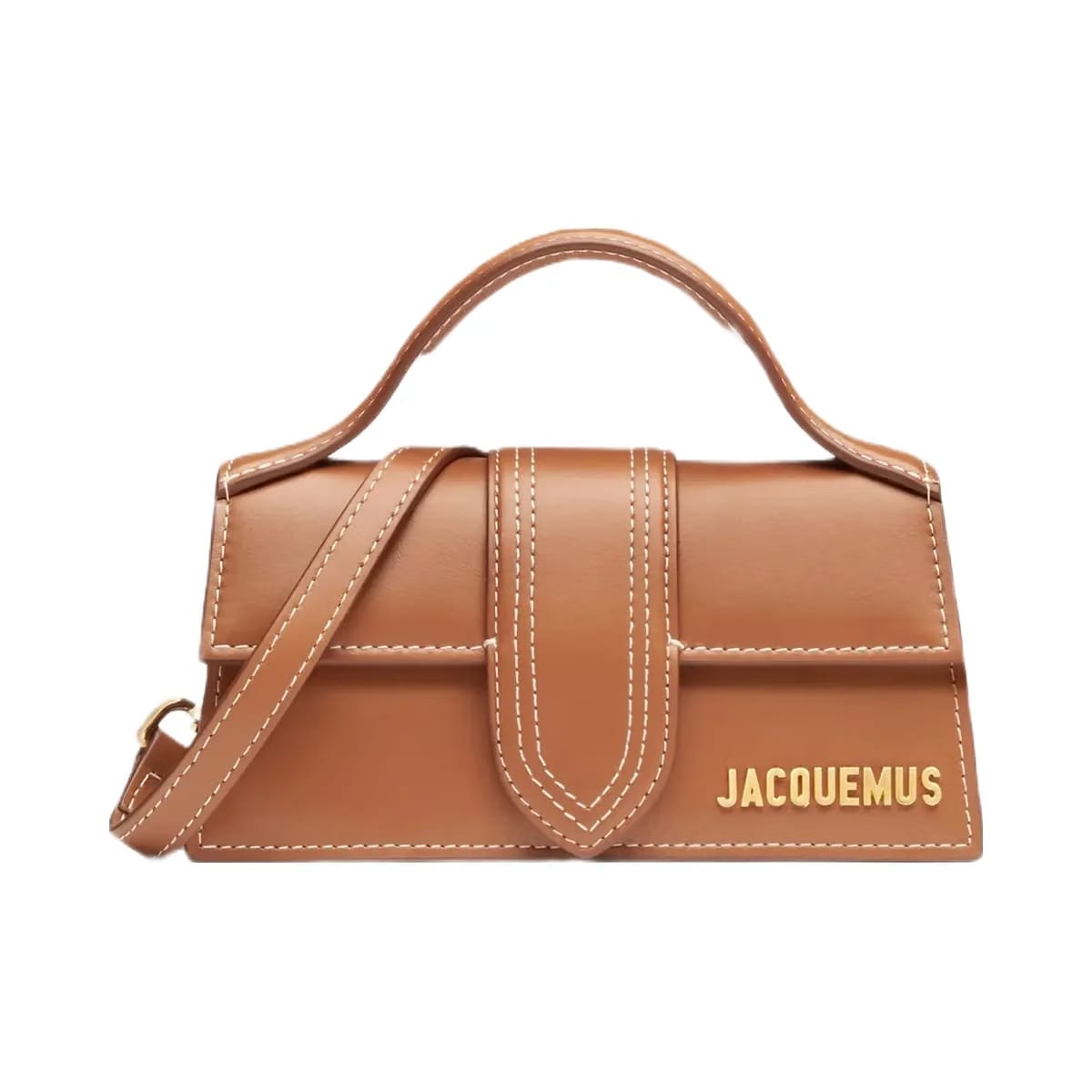 Jacquemus The Bambino Small Flap Bag Light Brown