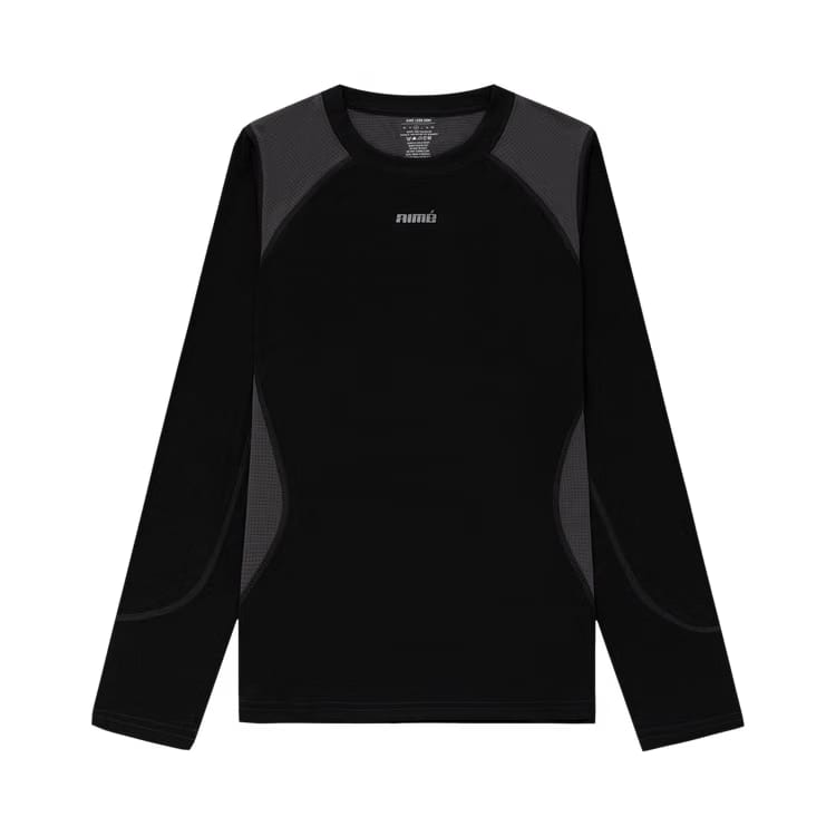 Aimé Leon Dore Sport Logo Performance Long-Sleeve T-Shirt Jet Black