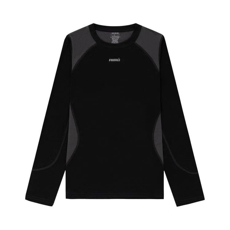 Aimé Leon Dore Sport Logo Performance Long-Sleeve T-Shirt Jet Black