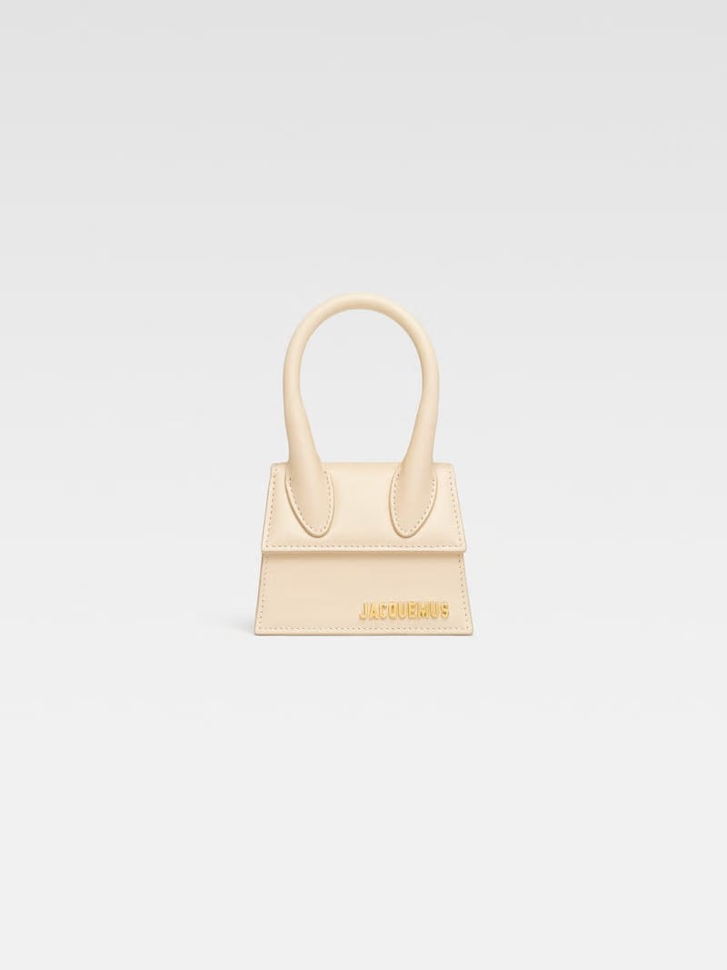 Jacquemus The Chiquito Smooth Leather Structured Bag Ivory