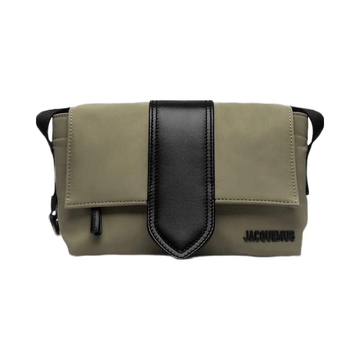 Jacquemus The Small Bambino Messenger Bag Mini Nylon Messenger Bag Khaki