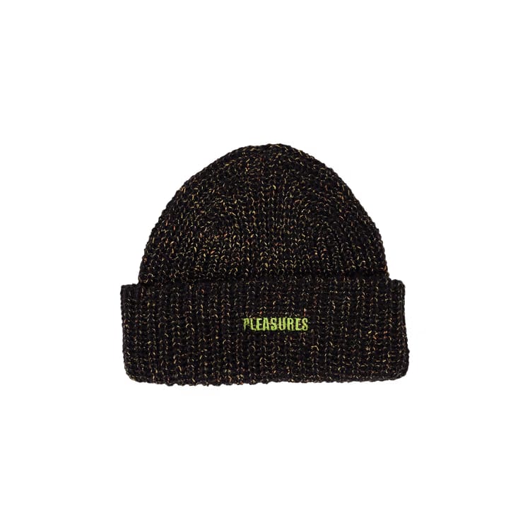 Pleasures Spark Speckled Beanie Black