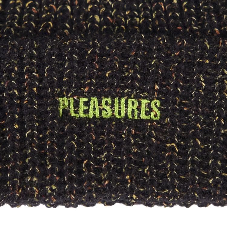Pleasures Spark Speckled Beanie Black