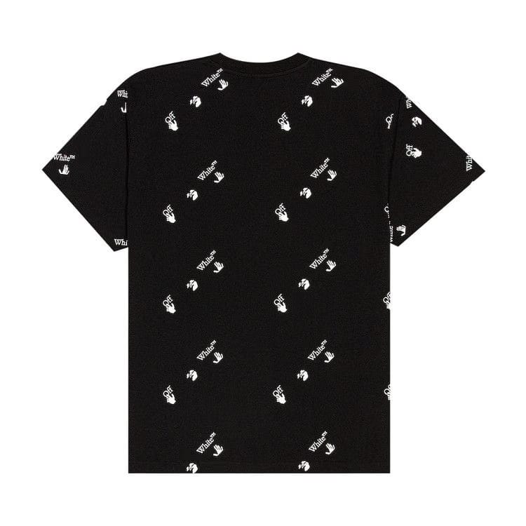 Off-White All Over Logo T-Shirt Black/White