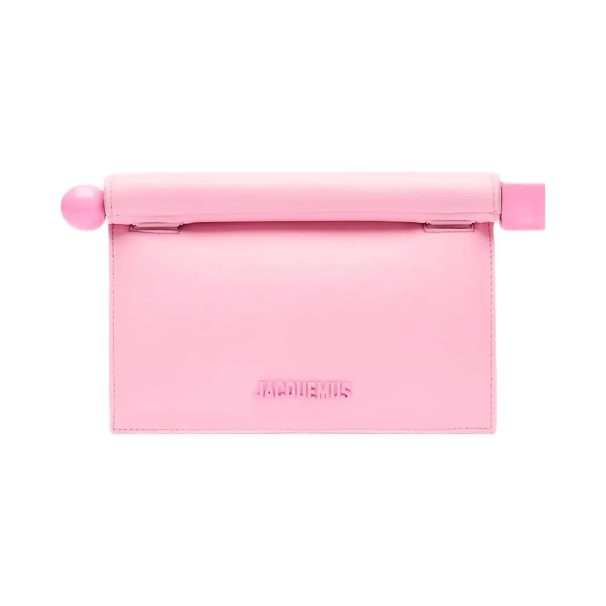 Jacquemus The Small Rond CarreClutch Mini Take-Away Pouch Bag Pink