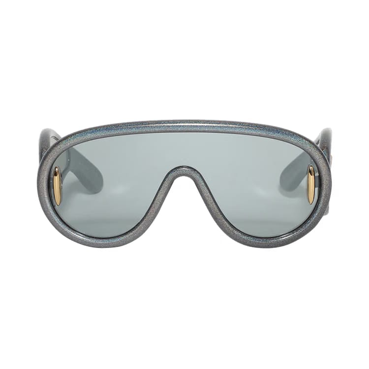 Loewe Paula's Ibiza Shield Sunglasses Black/Blue