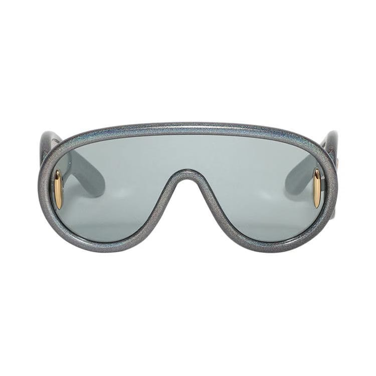 Loewe Paula's Ibiza Shield Sunglasses Black/Blue