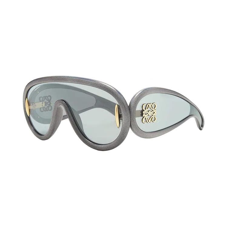 Loewe Paula's Ibiza Shield Sunglasses Black/Blue