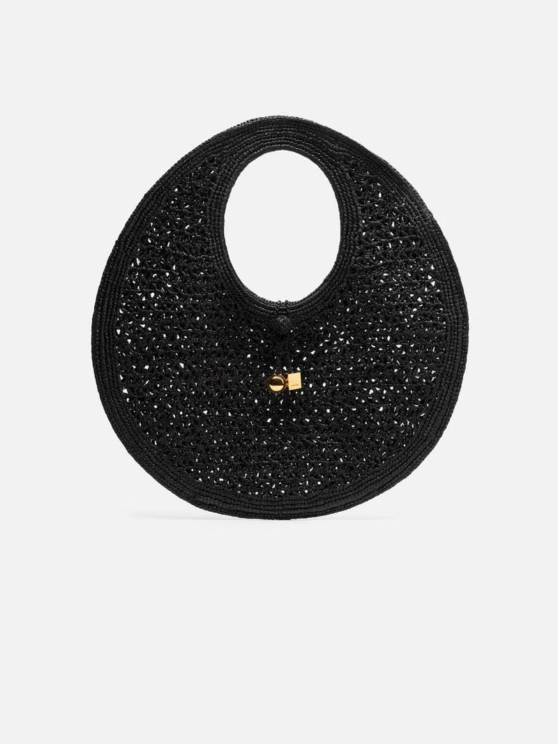 Jacquemus Spiaggia Round Bag Black