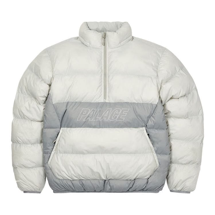 Palace PAL-TEX Half Zip Puffa Grey
