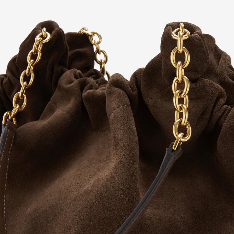 Demellier The Miami Mocha Suede & Mocha Smooth