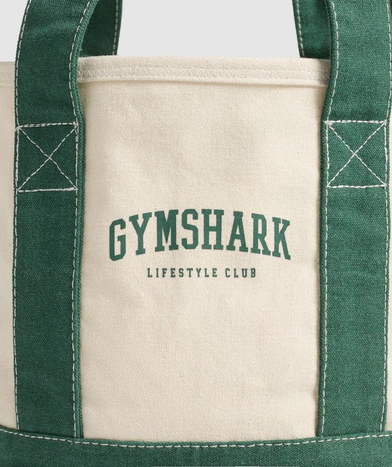 Gymshark Collegiate Mini Tote Oat White