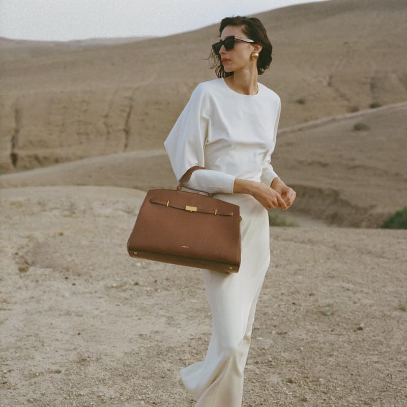 DeMellier The Hudson tan small grain
