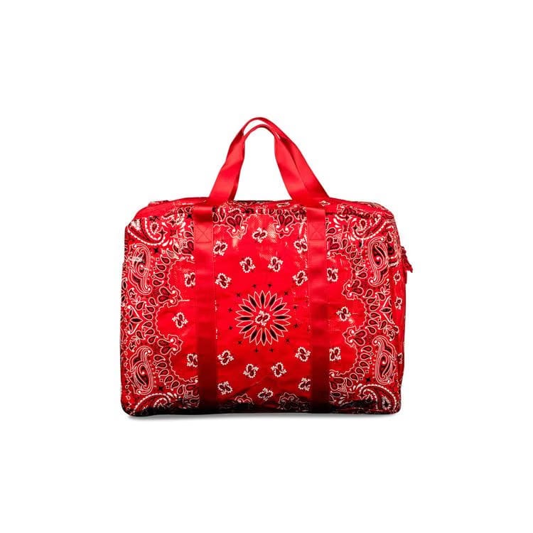 Supreme Bandana Tarp Large Duffle Bag Red
