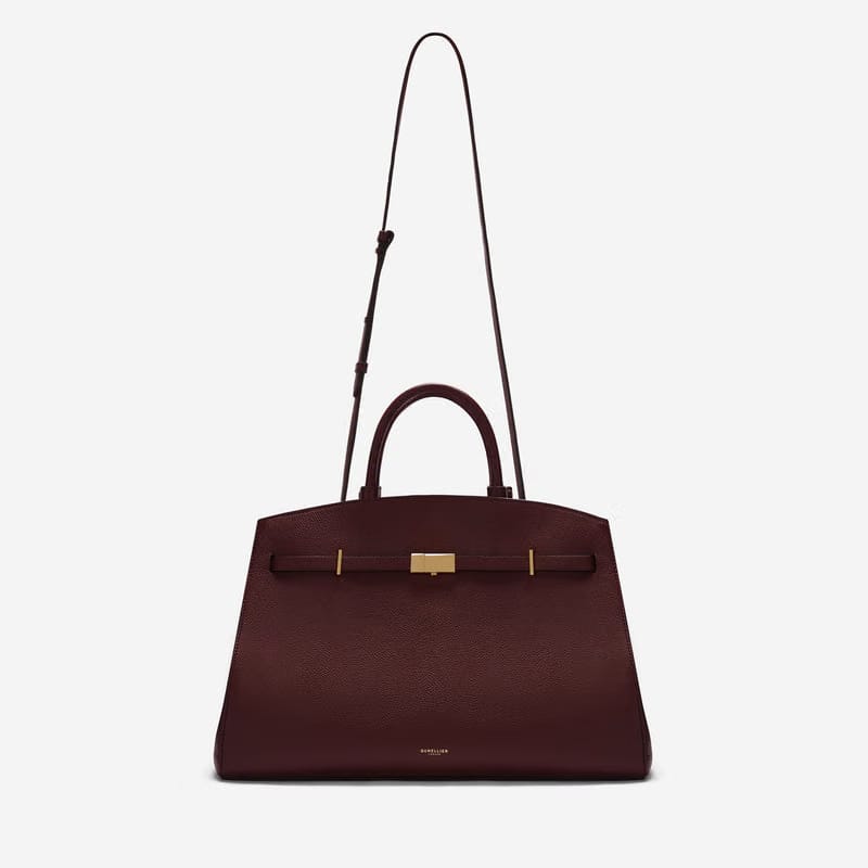 DeMellier The Hudson burgundy small grain