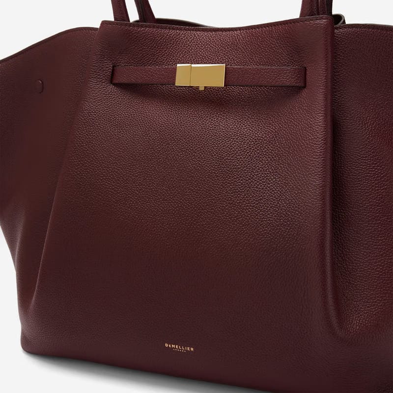 DeMellier The New York burgundy small grain