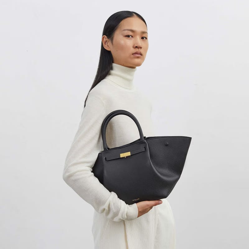 DeMellier The Midi New York deep tan suede & tan smooth