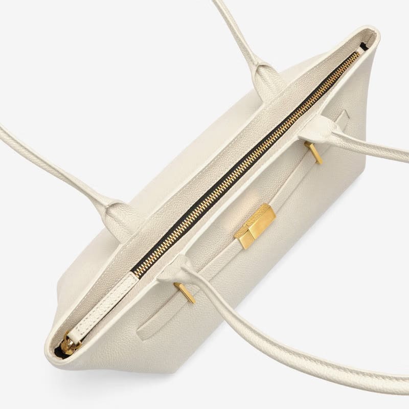 DeMellier The New York Shoulder off-white small grain