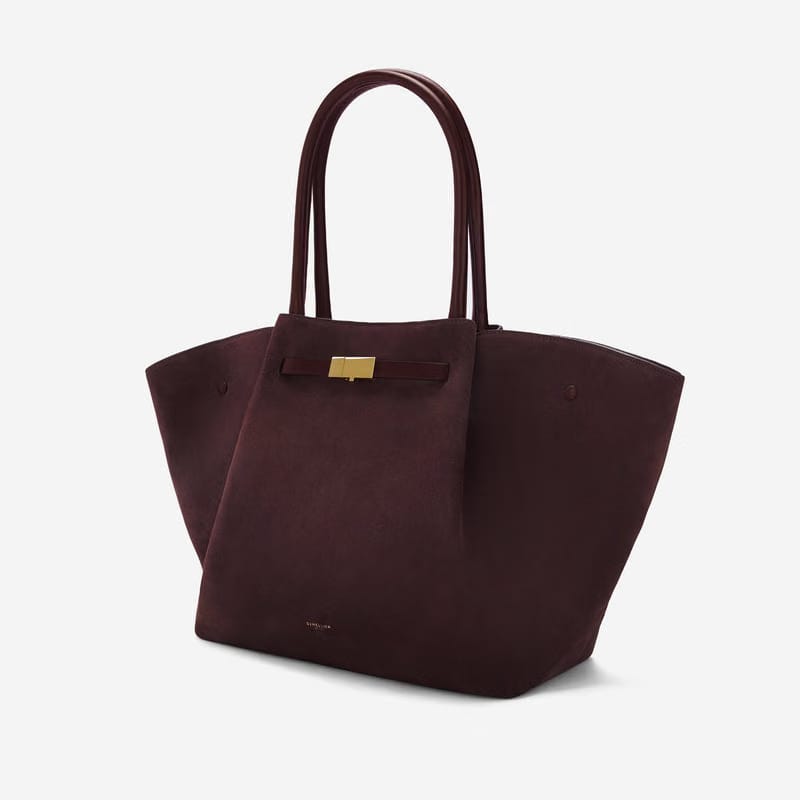 DeMellier The New York burgundy suede & burgundy smooth