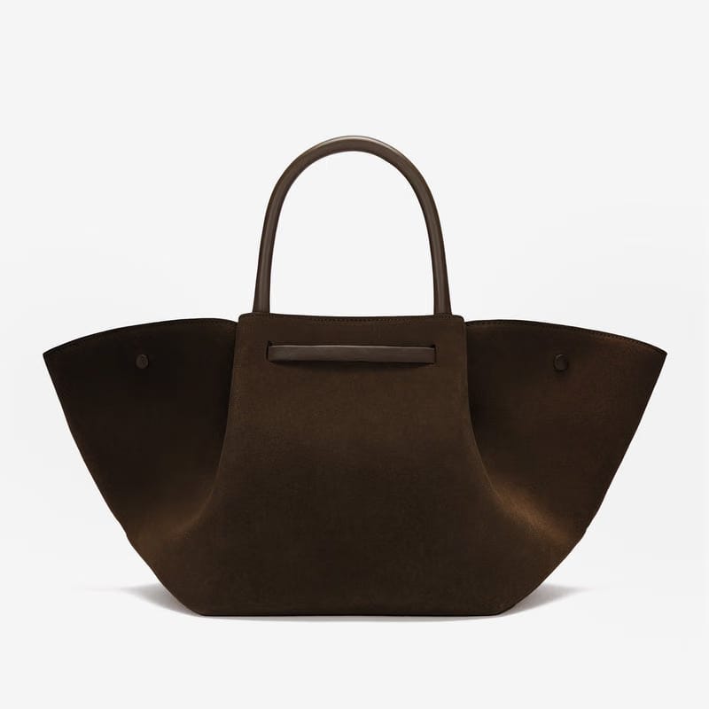 DeMellier The Midi New York mocha suede & mocha smooth