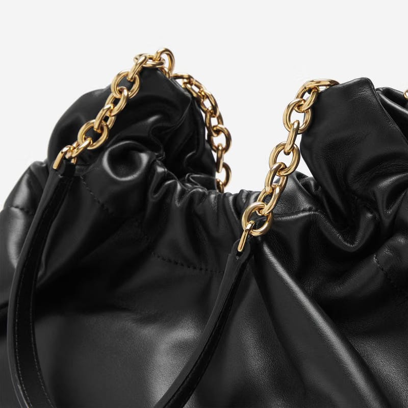 Demellier The Midi Miami Black Smooth