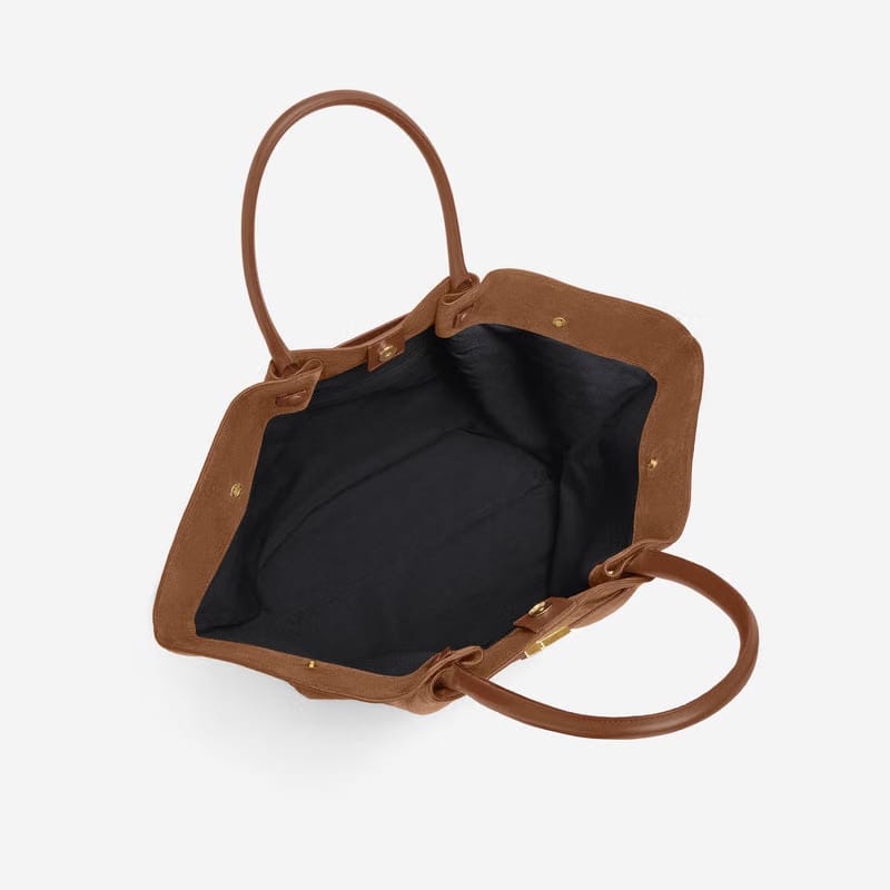 DeMellier The New York deep tan suede & tan smooth