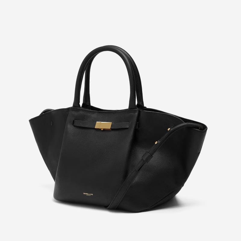 DeMellier The Midi New York black small grain