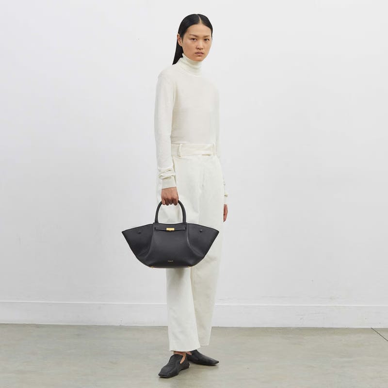 DeMellier The Midi New York black small grain