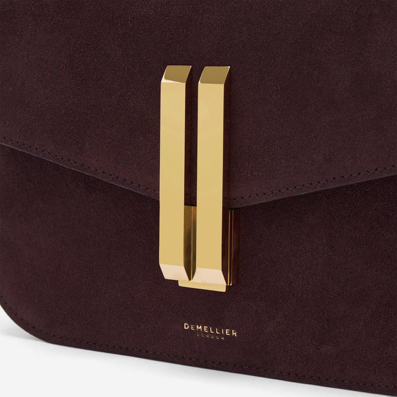 DeMellier The Vancouver burgundy suede & burgundy smooth