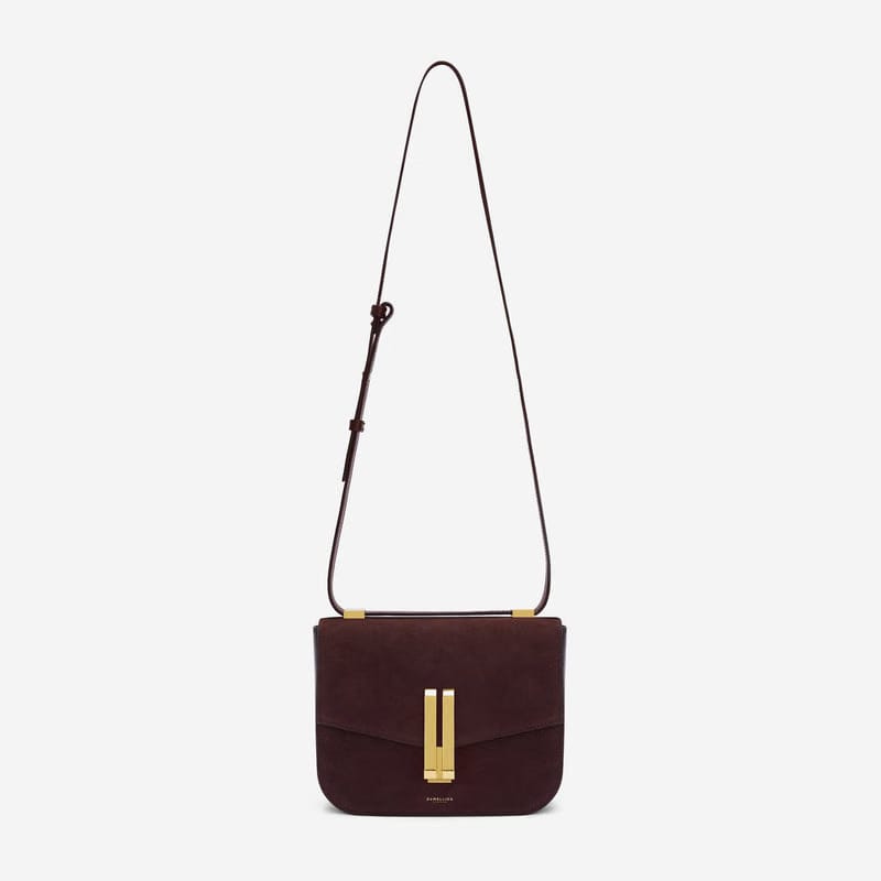 DeMellier The Vancouver burgundy suede & burgundy smooth