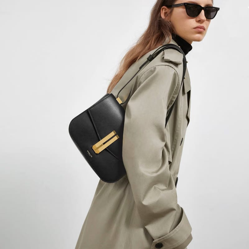 DeMellier The Vancouver mocha suede & mocha smooth