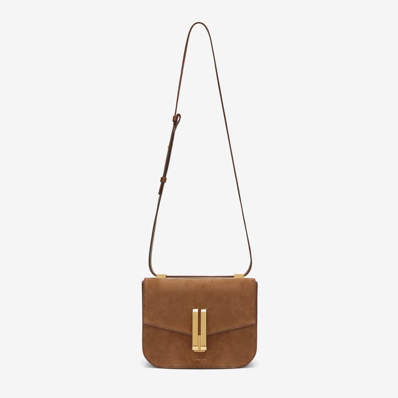 DeMellier The Vancouver deep tan suede & tan smooth